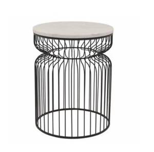 Taburete de Metal de Hierro Ecológico Hecho a Mano con Acabado Gris, Herramientas Multifuncionales Vintage para Decoración del Hogar, Sala de Estar, Otomanas y Taburetes - Product Image 3