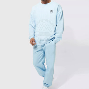 Survêtement de qualité supérieure pour hommes, couleur unie, écologique, vêtements de grande taille pour l'hiver, ensembles confortables et respirants, meilleures ventes - Product Image 1