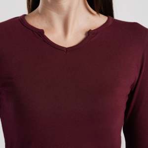 Maroon Rush Fit <b>Top</b> for Fitness High-Performance Apparel - Product Image 6