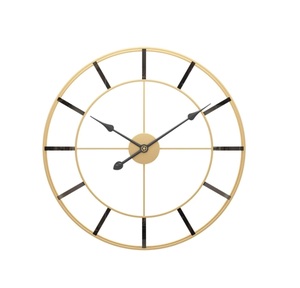 Hot Selling <b>Gold</b> Metal Wall <b>Clock</b> Modern Look Home Living Room Rustic Wall Decor <b>Clock</b> Top Quality Handmade Designer Metal <b>Clock</b> - Product Image 6