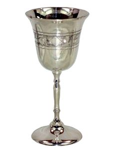 Shabat Holidays kiddush Cup Shabbat Bendición religiosa judía copa de vino hecha de acero inoxidable - Product Image 3