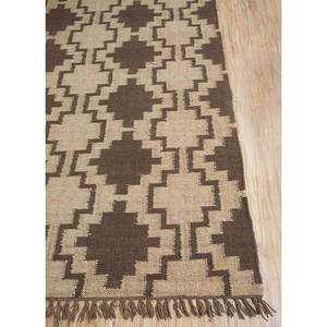 Alfombras de Yute y Cáñamo Tejidas a Mano de Nomadic Threads, Color Beige Marrón, Modelo SDJT-237, Alfombras Rectangulares Geométricas para el Hogar, Sala de Estar y Pasillo - Product Image 4