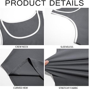 Camiseta sin Mangas Transpirable para Hombre de Secado Rápido, Cómoda, Antibolitas y a un Precio Razonable - Product Image 6