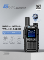 Walkie Talkie Inalámbrico de Largo Alcance (5000 km) con Tarjeta SIM Xin POC Opcional, Red 5G 4G LTE