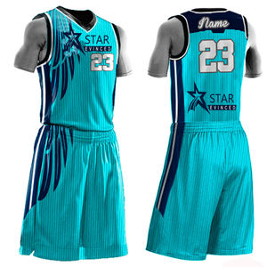 Uniforme de basket-ball de vêtements de sport pour hommes le plus vendu uniforme de basket-ball d'impression de logo sur mesure pour les hommes 100% matériel de polyester - Product Image 1