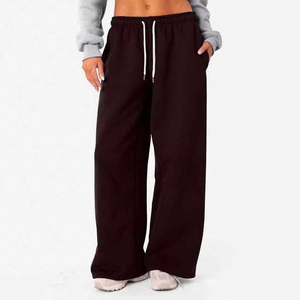 Pantalons de survêtement droits en dentelle pour femmes, décontractés, d'hiver, confortables, en polaire, chauds, souples, doux, confortables, décontractés, respirants, pour tous les jours - Product Image 6