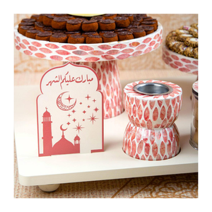 Nuevos modelos de diseño elegante MOP TRAY Detalles personalizados para Ramadán Eid Mubarak Gifting 2025 del exportador de Vietnam - Product Image 6