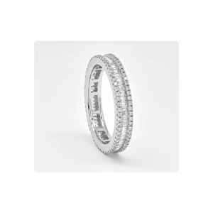 TrendingIGI Bague en diamant de laboratoire en forme de poire certifiée plaqué or 14kt Ensemble de bijoux en or et diamant pour hommes et femmes - Product Image 4