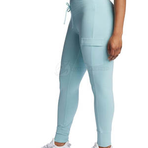 Leggings de fitness taille moyenne pour femmes avec logo personnalisé Prix raisonnable Service OEM Leggings de yoga à motif solide - Product Image 4