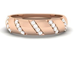 14K 18K Solid Gold Real Natural Diamond Band <b>Ring</b> IGI Certified Minimal Solitaire <b>Ring</b> for Women <b>Girl</b> Handmade Jewelry - Product Image 5