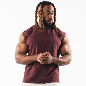 Camisetas sin mangas personalizadas Camiseta musculosa Camiseta sin mangas de alta calidad para hombre Camiseta sin mangas de entrenamiento de servicio OEM para hombre - Product Image 6