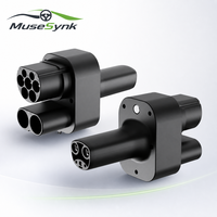 Adaptateur de charge EV en gros, nouveau, CCS2 vers NACS Cybertruck, DC 250A AC 80A 1000V, IP54, pour l'alimentation des flottes