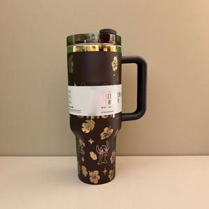 Botella de Acero Inoxidable a Prueba de Fugas, Tazas de Café con Diseño Personalizado de Tigre, Vaso Térmico Aislado - Product Image 6