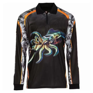 Sublimación personalizada Impreso 100% Poliéster Ropa de pesca Camisa y camisetas Diseños únicos Transpirable-a la venta en Pakistán - Product Image 5