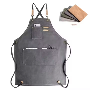 Delantal de Lona Estilo Coreano con Logotipo Personalizado, Ropa de Trabajo Impermeable para Celebridades de Internet, para Restaurante y Bar - Product Image 4