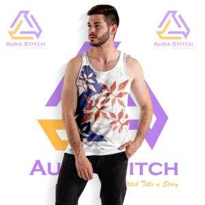 <b>Men</b> and Women's Breathable Sleeveless Sports <b>Vest</b> New Sublimation O-Neck Tank Top for Custom Logo Printing for Gyms <b>Running</b> - Product Image 1