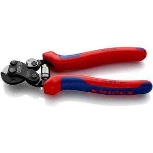 KNIPEX 160 mm Polished Wire <b>Rope</b> <b>Cutter</b> with Multi-Component Handles Knives & Tools - Product Image 1