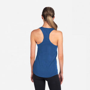 Camisetas sin mangas para correr para mujer con logotipo personalizado 2025, camisetas sin mangas con servicio OEM, ropa informal de verano, Color sólido, transpirable y ligera - Product Image 2