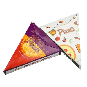 Triangle Pizza Slice Boxes Estas innovadoras soluciones de embalaje no solo protegen y conservan la exquisitez de su pizza - Product Image 2