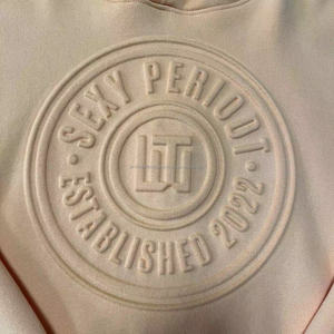 Logo personnalisé Mix Taille Goutte Épaule Surdimensionné Pull Sans String Épais 100% Coton Polaire Hommes Sweats à Capuche Embossés - Product Image 6