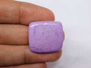 100% คุณภาพสูง Stichtite อัญมณีเกรดธรรมชาติหินหลวมต่ําราคาสีม่วงที่สวยงาม Cabochon เครื่องประดับ Making23*21 มม.23 กะรัต - Product Image 4