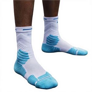 Calcetines Deportivos Acolchados para Hombre, para Correr, Baloncesto, Fútbol, con Soporte de Arco, Absorción de Humedad, Ecológicos, de Secado Rápido - Product Image 6