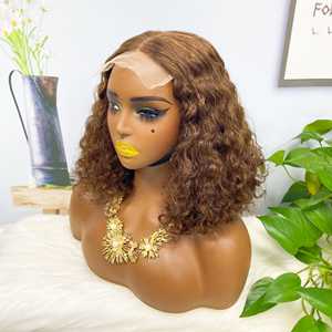 Di alta qualità nuova parrucca anteriore lunga capelli ricci grande onda rosa bianco naturale Modulare esplosioni parrucca consigliata. - Product Image 1