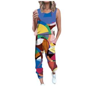 Ropa de mujer Chándal de sublimación estampado Tie Dye Transpirable Ligero 100% Algodón Top Trending Tie Dye Chándal de mujer - Product Image 3