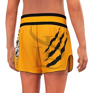 Best Style Men's Fighting Short Muay Thai Fashionable Custom Sublimated Logo Printed Boxing Martial Arts Wear New Arrival - Product Image 6