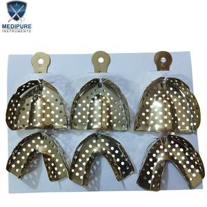 Kit de Bandejas de Impresión Dental de Alta Calidad, Herramientas de Acero Inoxidable Autoclavables para Impresiones Dentales Precisas, Instrumentos Dentales - Product Image 5