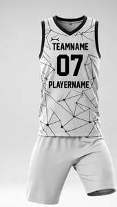 Uniforme de Baloncesto de Verano de Alta Calidad, Tallas Grandes, Bordado, Impresión por Sublimación, Edición Retro, Conjuntos para Hombre - Product Image 4