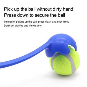 Prendi la palla giocattolo per cani con mani libere per raccogliere e lanciare il lanciatore di giochi con Set lanciatore di palline da Tennis medio - Product Image 5