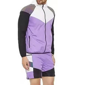 ชุดกางเกงขาสั้นกันลมสำหรับผู้ชาย-ผ้าเนื้อนุ่ม ระบายอากาศได้ดี ยืดหยุ่น น้ำหนักเบา ดีไซน์ทันสมัย เหมาะสำหรับสวมใส่สบายในชีวิตประจำวันและการเดินทาง คุณภาพสูง - Product Image 6