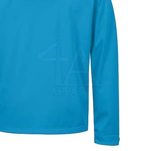 แจ็กเก็ตมีปลอกนิ่มแขนยาวสำหรับผู้ชายสีพื้นและไซส์พิเศษบริการ OEM - Product Image 3