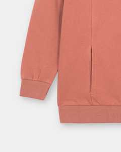 High Quality Women Plain Crew Neck Dusty Rose <b>Sweatshirt</b> with Modern Pocket Design Custom Embroidered Women's <b>Sweatshirt</b> - Product Image 3