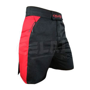 Pantalones cortos de entrenamiento MMA con logotipo personalizado, Shorts elásticos de sublimación - Product Image 5