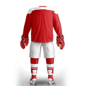 Fait sur mesure prix de gros uniforme de hockey sur glace séchage rapide respirant uniforme de hockey sur glace à vendre - Product Image 3