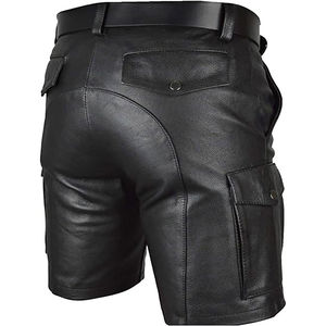 Wholesale Newest <b>Men</b> Wear Basketball <b>Leather</b> <b>Men</b> <b>Shorts</b> Sports Casual Breathable Mesh <b>Shorts</b> for <b>Men</b> Out Wear Uses oem - Product Image 5