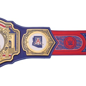 Cinturón de Campeonato WWE Legacy Auténtico de los Arizona Wildcats, de Aleación de Zinc, con Hebilla de Placa Azul y Dorada con Impresión por Transferencia de Calor, 42 Pulgadas 1.5 - Product Image 5