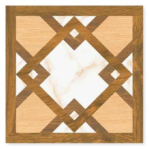 Azulejos de cerámica esmaltada de 396x396mm de estilo moderno, azulejos de madera 80085 con 8mm de espesor, colores claros y oscuros disponibles en Novac Ceramic - Product Image 4