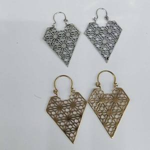 Gifts-GC-ER-200 d'anniversaire de boucles d'oreilles créoles mode pour femmes en métal GS à la demande - Product Image 2