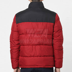 2025 couleur personnalisée décontracté hommes hiver veste Streetwear nouvelle mode coupe-vent hommes bouffant veste - Product Image 4