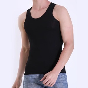 Débardeurs hommes 100% coton solide gilet mâle respirant hauts sans manches mince décontracté Gym course confortable maillot de corps hommes cadeau - Product Image 3