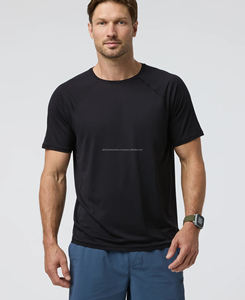 2025เสื้อยืดถักโพลีเอสเตอร์100% แนวสปอร์ตสำหรับผู้ชายเสื้อยืดระบายอากาศได้ดีพิมพ์ลายธรรมดาน้ำหนักเบาลายพื้นใหม่180กรัม - Product Image 2