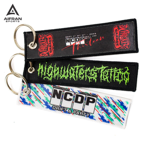 Llavero de Tela con Bordado y Etiquetas de Silicona 3D con Logotipo Personalizado Universal AIFRAN para Recuerdos. - Product Image 5
