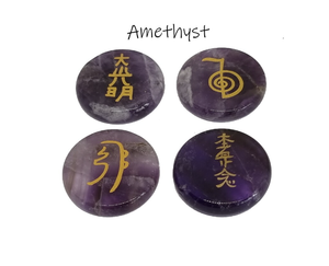 Piedras de cornalina de 4 piezas, símbolos de Ángel grabados, piedras de Palma pulidas para la curación de cristales de Reiki por cristal ALIF y ágata - Product Image 5