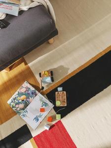 พรมปูพื้นถักลายก้อนกรวดขนสัตว์ทันสมัยทันสมัย - Product Image 2