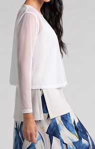 Camisetas cortas transparentes de malla sexy para mujer, camiseta de malla transparente de poliéster 100%, camisetas transparentes de malla para mujer, camisetas transparentes para niñas - Product Image 4