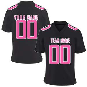 Camiseta de fútbol de malla de diseño personalizado de fábrica, camisetas de fútbol americano de alta calidad para hombres, uniforme de rugby - Product Image 4