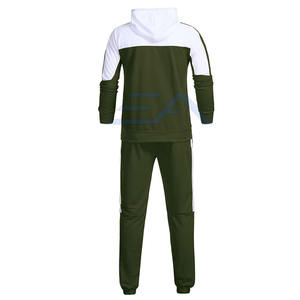 Survêtement décontracté d'hiver à capuche personnalisé à bas prix pour hommes, ensemble deux pièces en molleton pour le jogging - Product Image 5